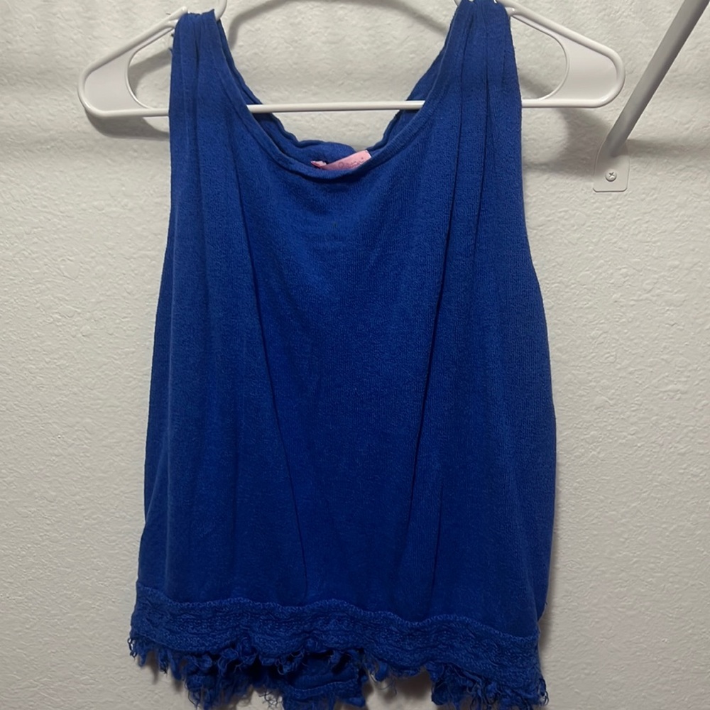Lilly Pulitzer Split Back Sweater Tank